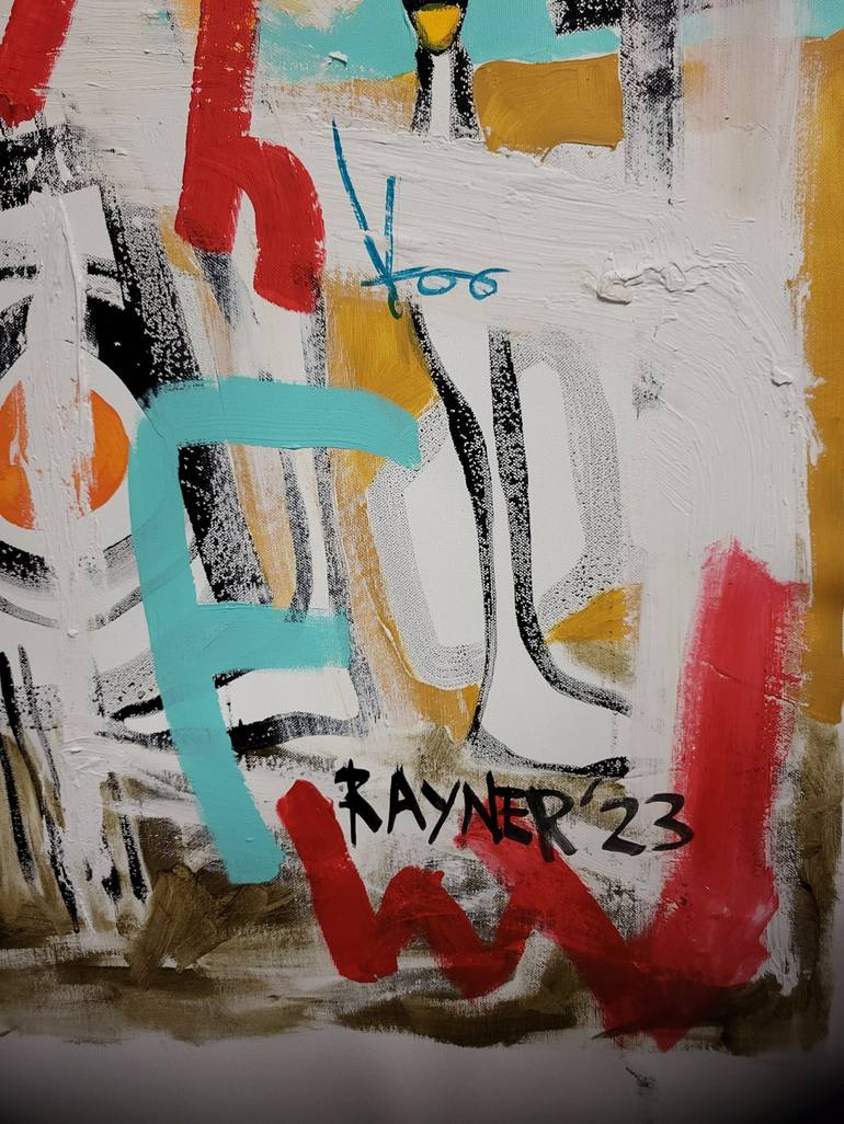 Original Abstract Culture Painting by Marc Rayner