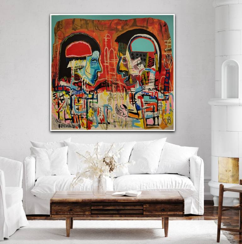 Original Abstract Expressionism Abstract Painting by Marc Rayner