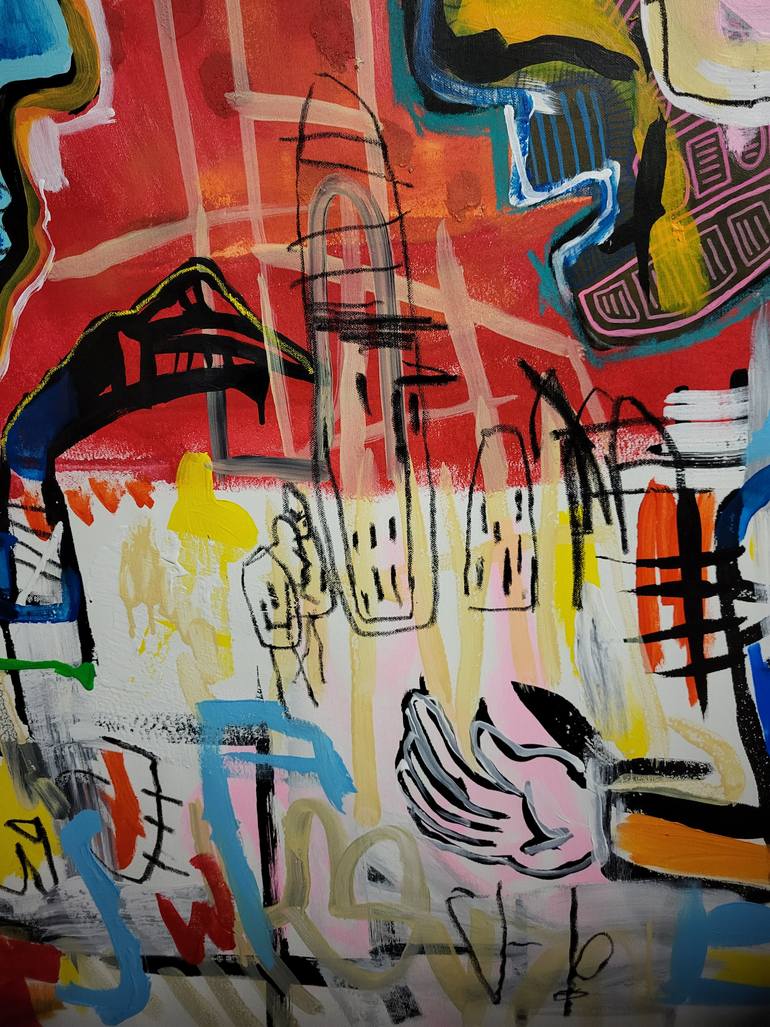 Original Abstract Expressionism Abstract Painting by Marc Rayner