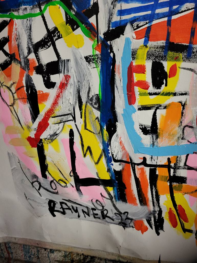 Original Abstract Expressionism Abstract Painting by Marc Rayner