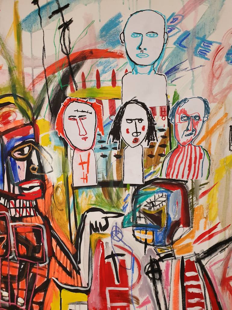 Original Abstract Expressionism Abstract Painting by Marc Rayner