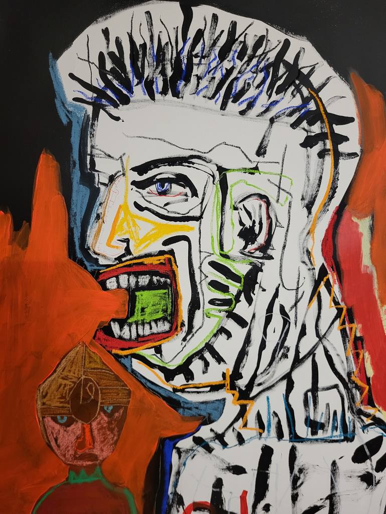 Rayner Abstract Poster The new Rome is dead Painting by Marc Rayner | Saatchi Art