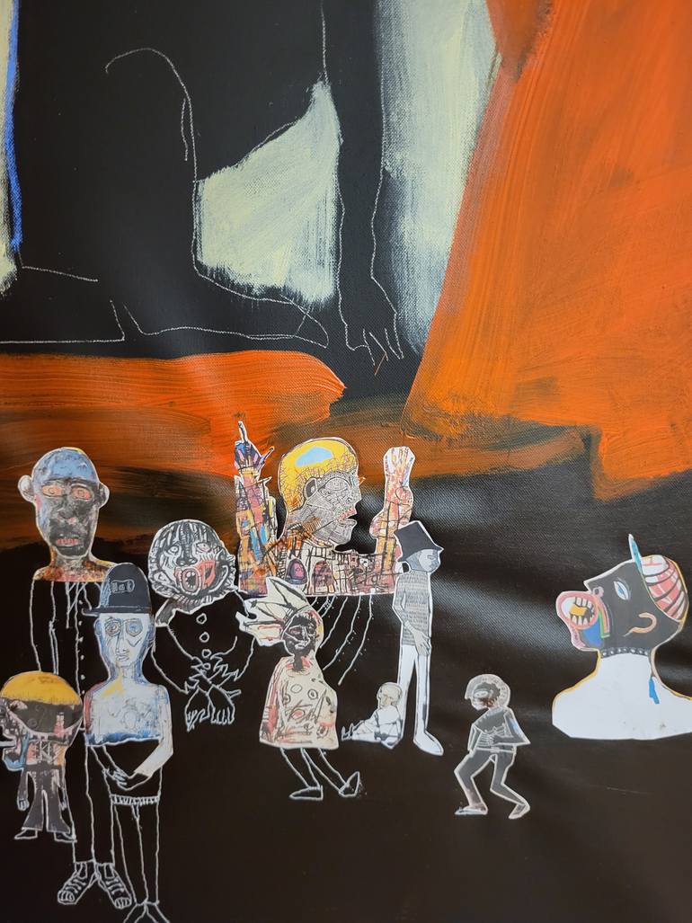 Rayner Abstract Poster The new Rome is dead Painting by Marc Rayner | Saatchi Art