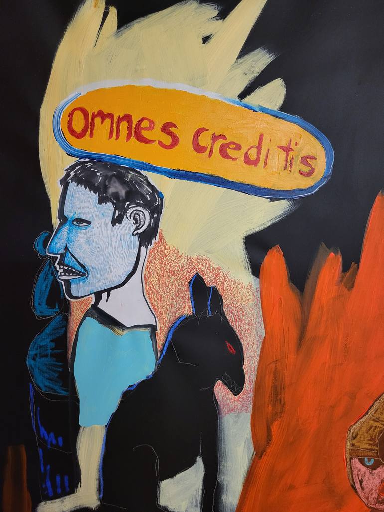 Rayner Abstract Poster The new Rome is dead Painting by Marc Rayner | Saatchi Art