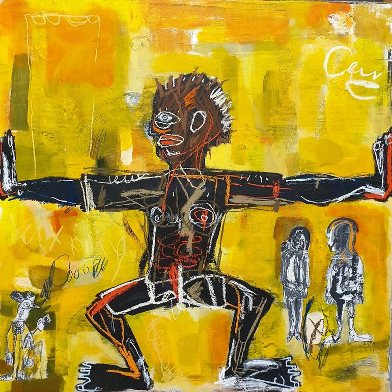 Rayner Abstract Poster Pushback Painting by Marc Rayner | Saatchi Art