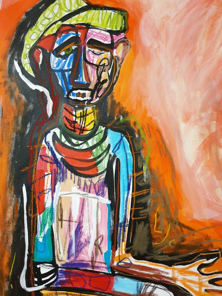 Original Expressionism Politics Painting by Marc Rayner