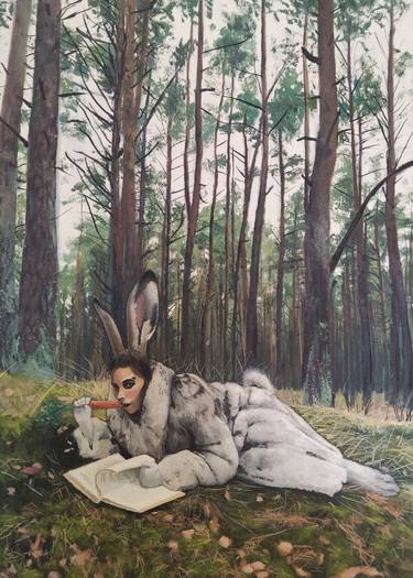 Original Fantasy Painting by Karolina Baublyte