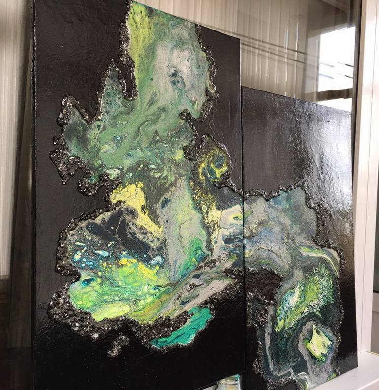 Original Abstract Painting by Karina Shokina