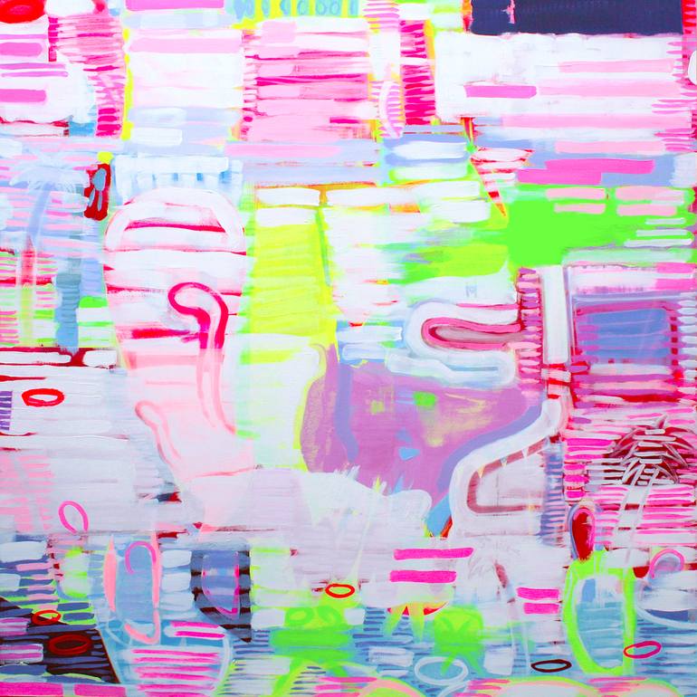 Original Illustration Abstract Painting by Richard Savine