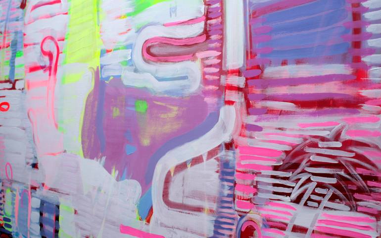Original Illustration Abstract Painting by Richard Savine