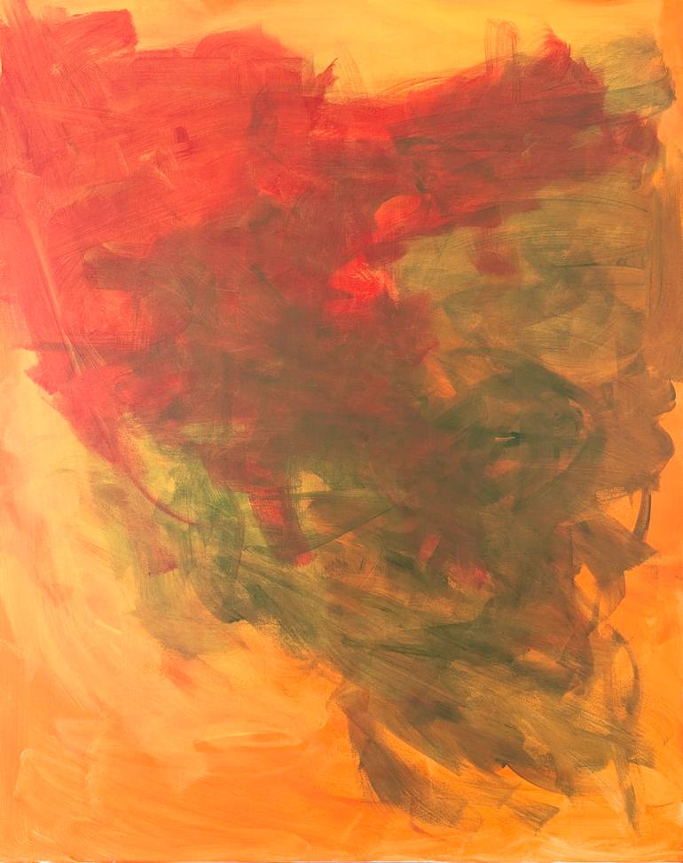 Original Abstract Painting by Simon Saglamoglu | Abstract Art on Canvas | Too Warm to Settle
