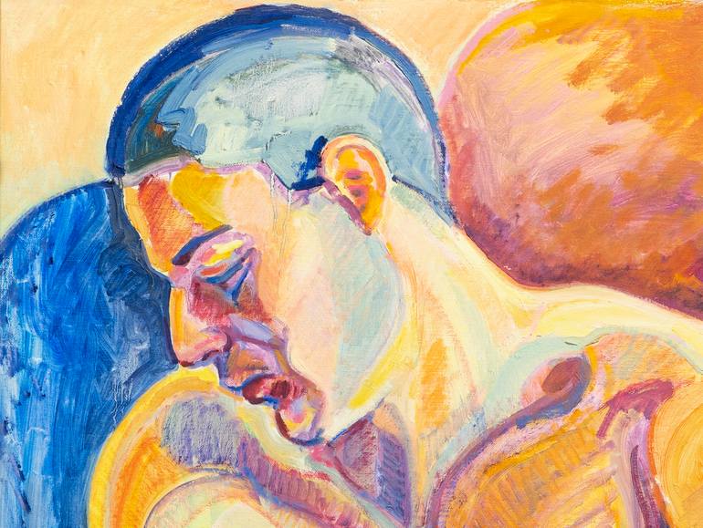 Original Figurative People Painting by Emanuela Volpe