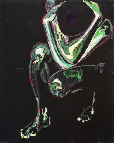 Original Expressionism Body Painting by Emanuela Volpe