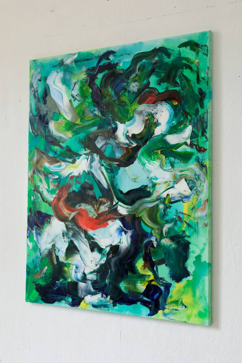 Original Abstract Expressionism Abstract Painting by Simon Findlay