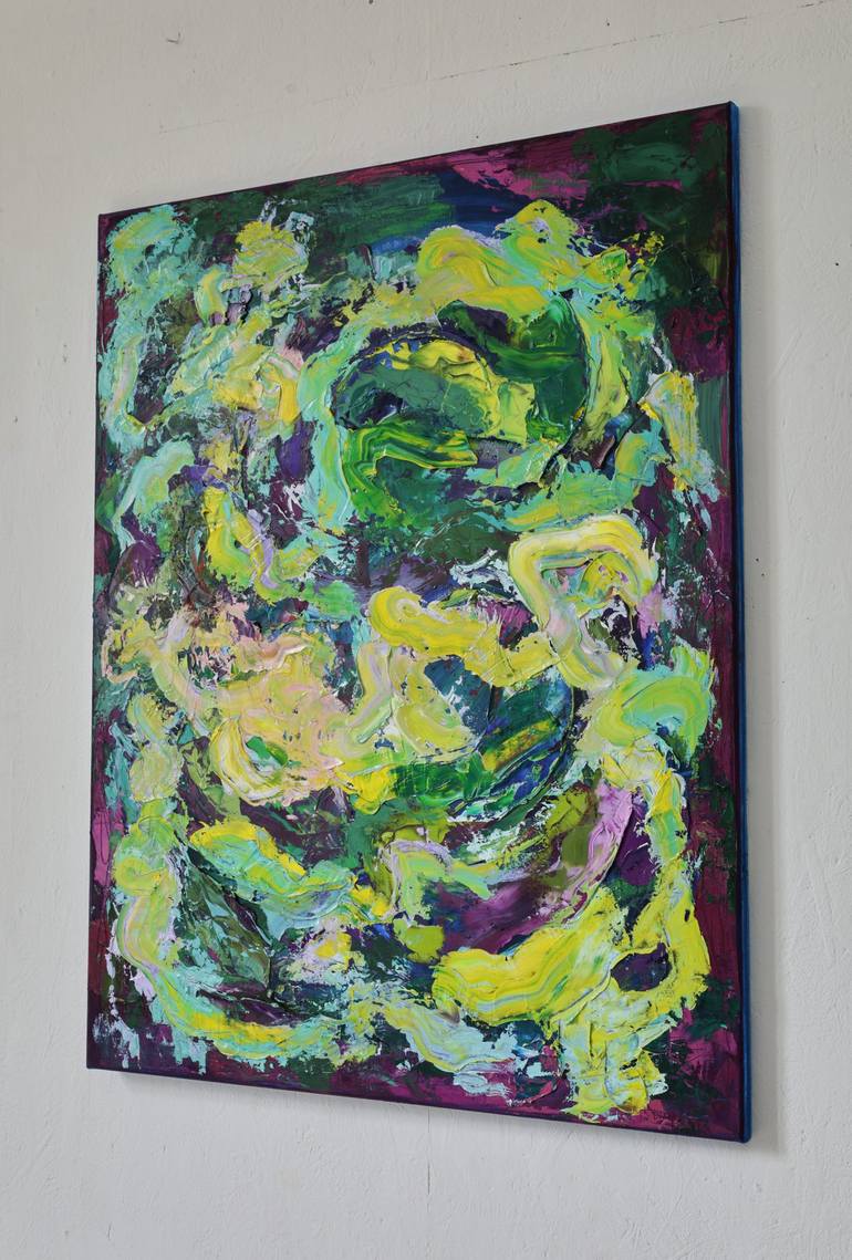 Original Abstract Expressionism Abstract Painting by Simon Findlay