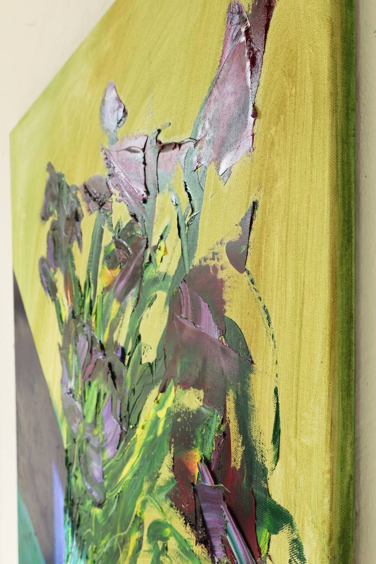 Original Expressionism Floral Painting by Simon Findlay