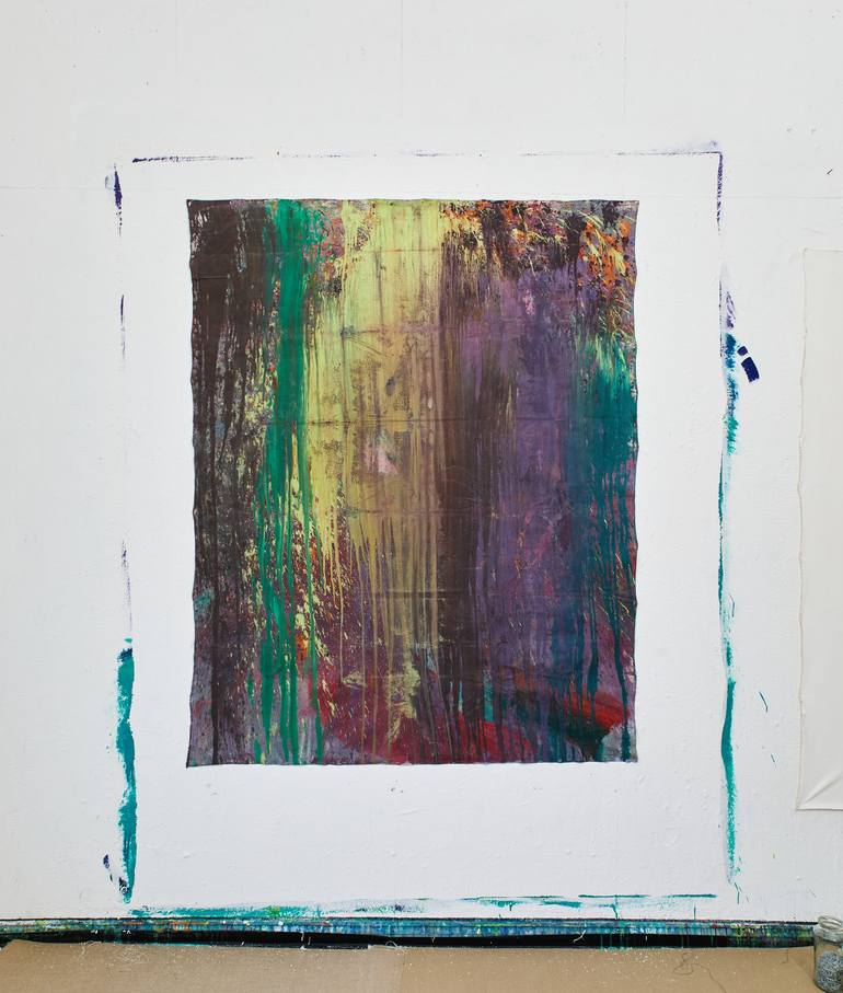 Original Abstract Expressionism Abstract Painting by Simon Findlay