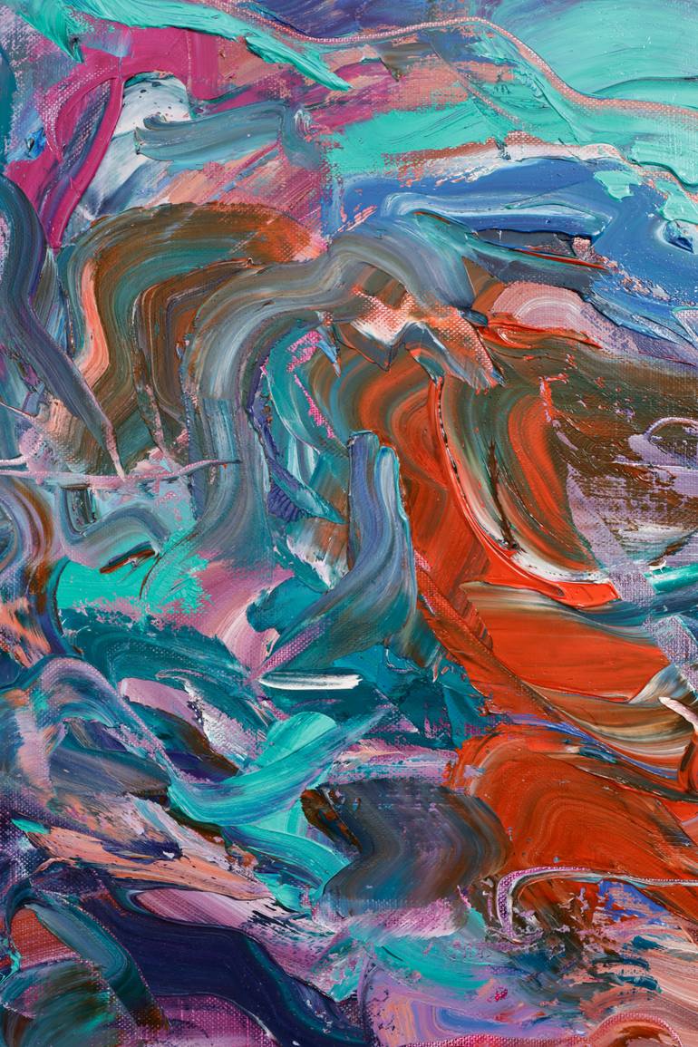 Original Abstract Expressionism Abstract Painting by Simon Findlay