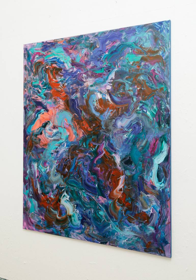 Original Abstract Expressionism Abstract Painting by Simon Findlay