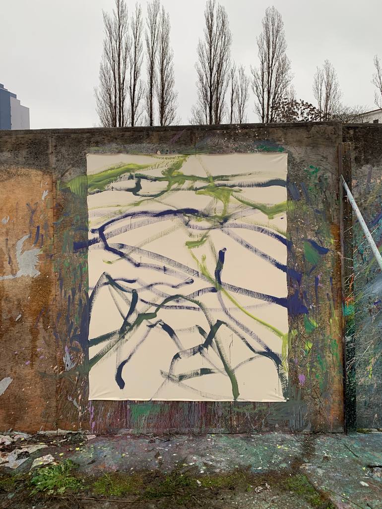 Original Abstract Expressionism Abstract Painting by Simon Findlay