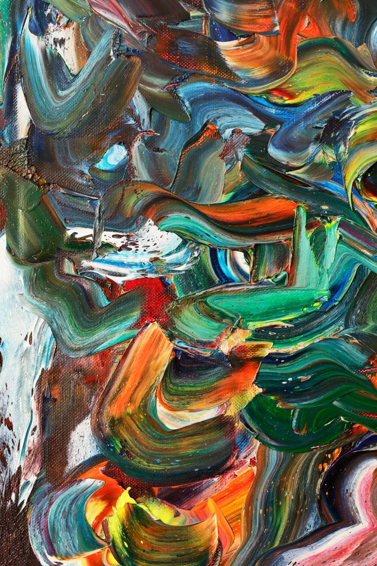 Original Abstract Expressionism Abstract Painting by Simon Findlay