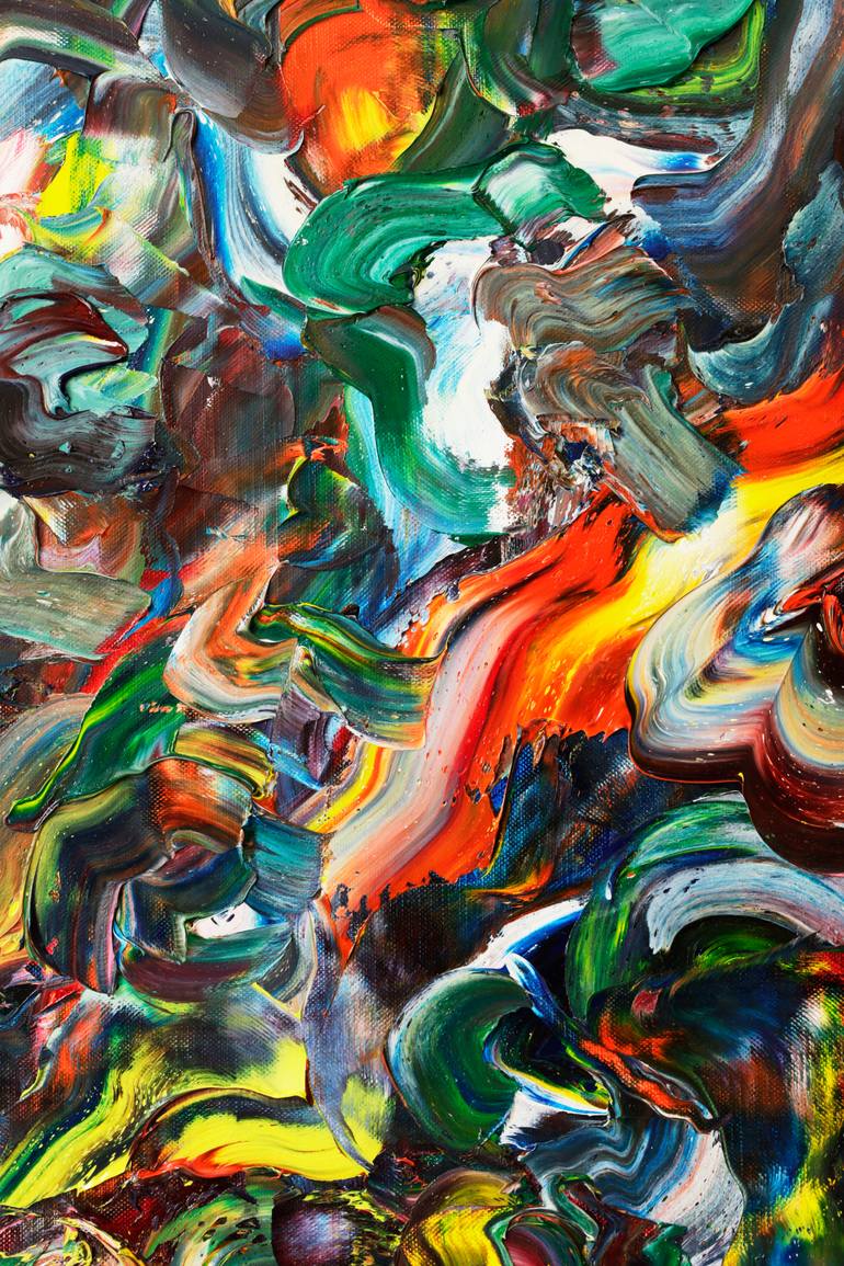 Original Abstract Expressionism Abstract Painting by Simon Findlay
