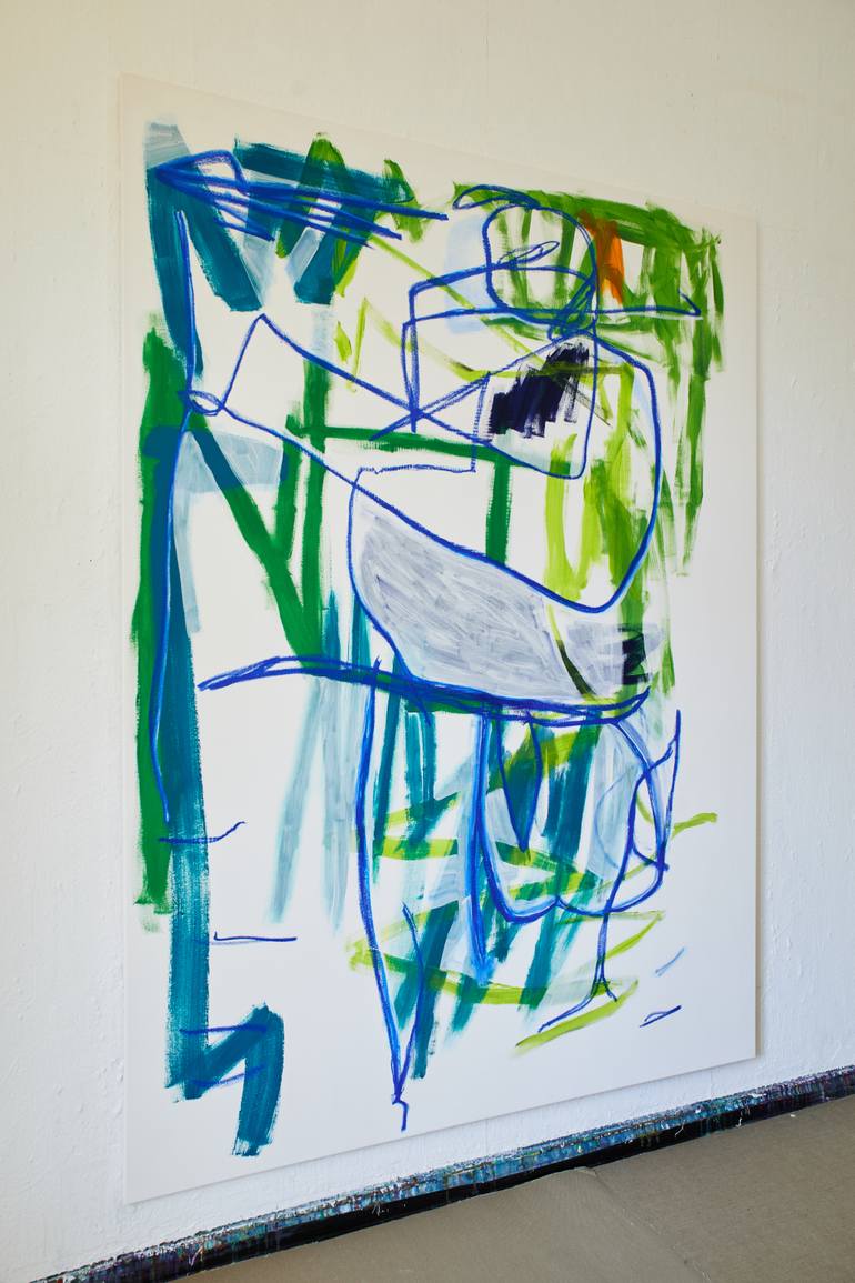 Original Abstract Expressionism Abstract Painting by Simon Findlay