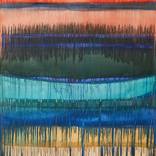 Hold Onto The Feeling / Red Grey Turquoise Yellow by Simon Findlay