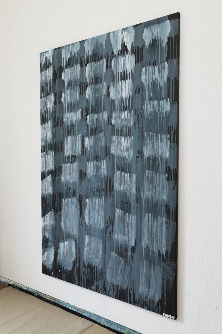 Original repetitive Abstract Painting by Simon Findlay