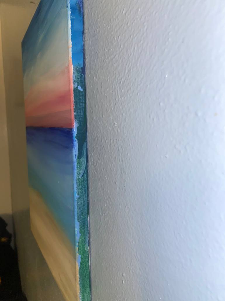 Original Modernism Beach Painting by Shwy P