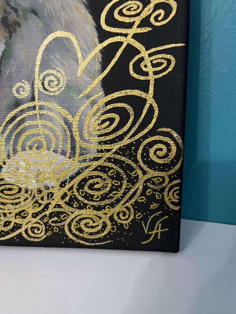 Original Abstract Animal Painting by Alona Vakhmistrova