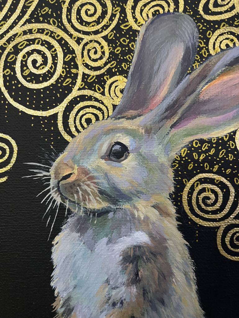 Original Abstract Animal Painting by Alona Vakhmistrova