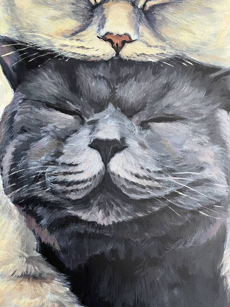 Original Abstract Animal Painting by Alona Vakhmistrova