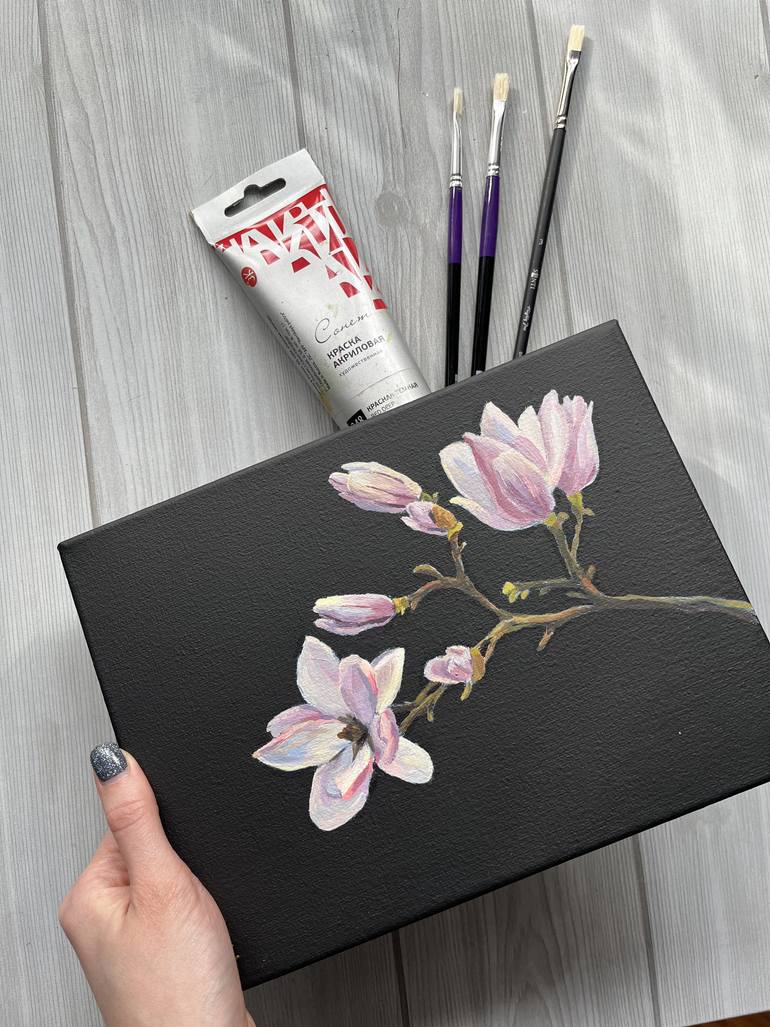 Original Other Floral Painting by Alona Vakhmistrova