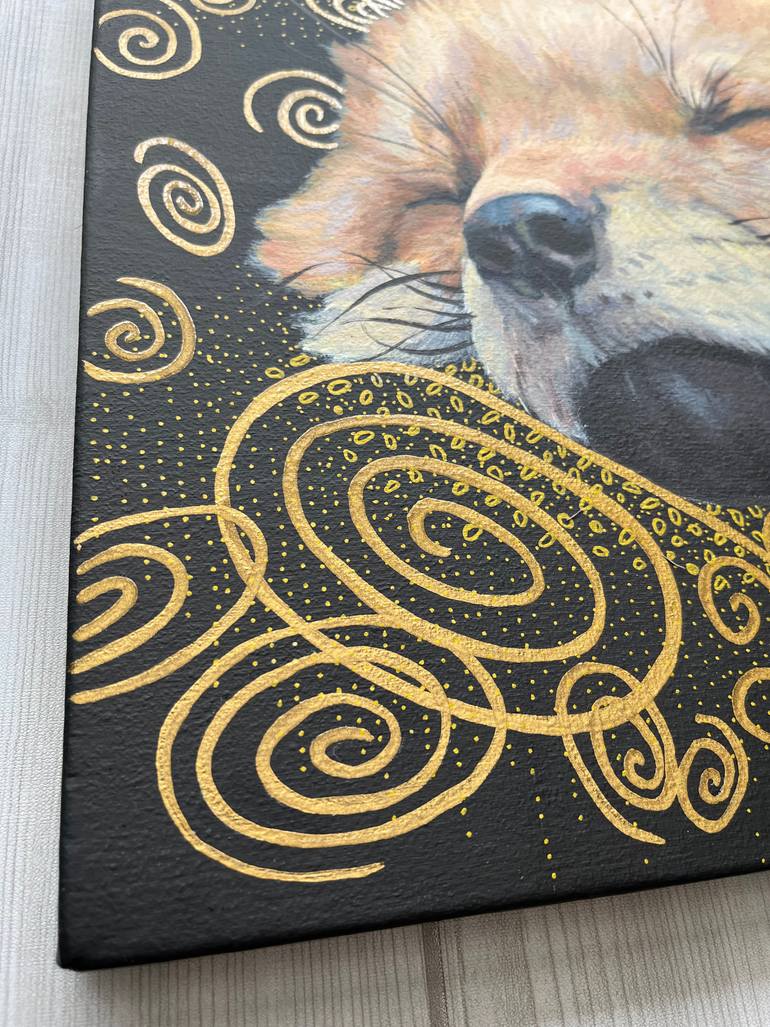 Original Abstract Animal Painting by Alona Vakhmistrova