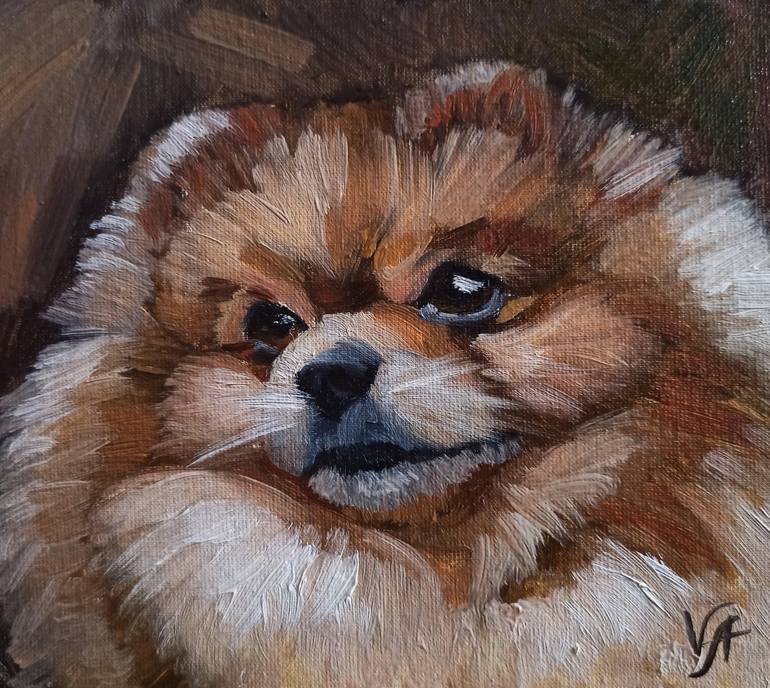 pomeranian dogs art