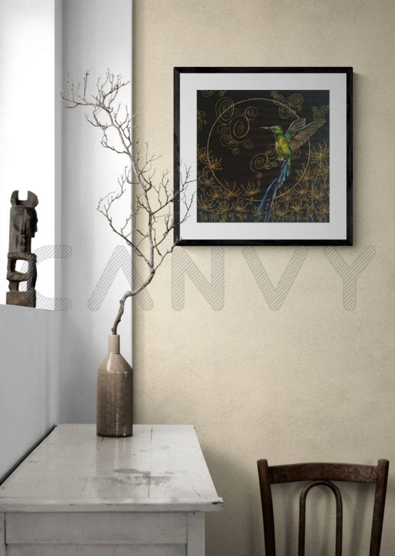 Original Abstract Animal Painting by Alona Vakhmistrova