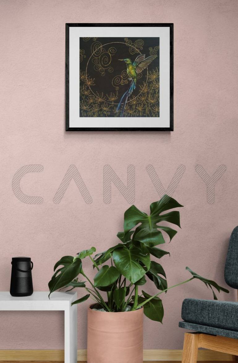 Original Abstract Animal Painting by Alona Vakhmistrova