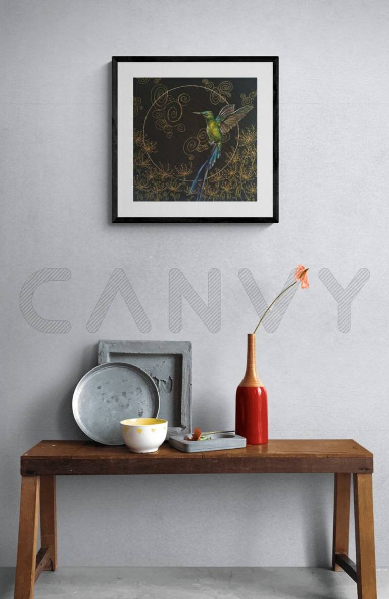 Original Abstract Animal Painting by Alona Vakhmistrova