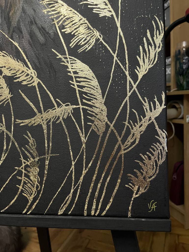 Original Abstract Animal Painting by Alona Vakhmistrova