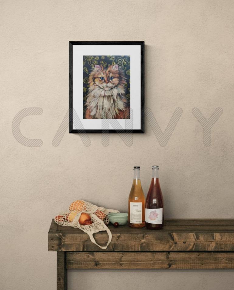 Original Art Deco Animal Painting by Alona Vakhmistrova