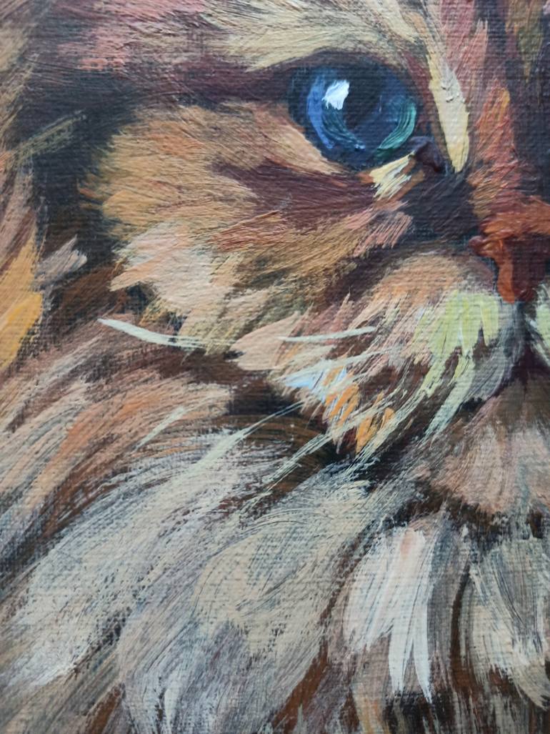 Original Art Deco Animal Painting by Alona Vakhmistrova