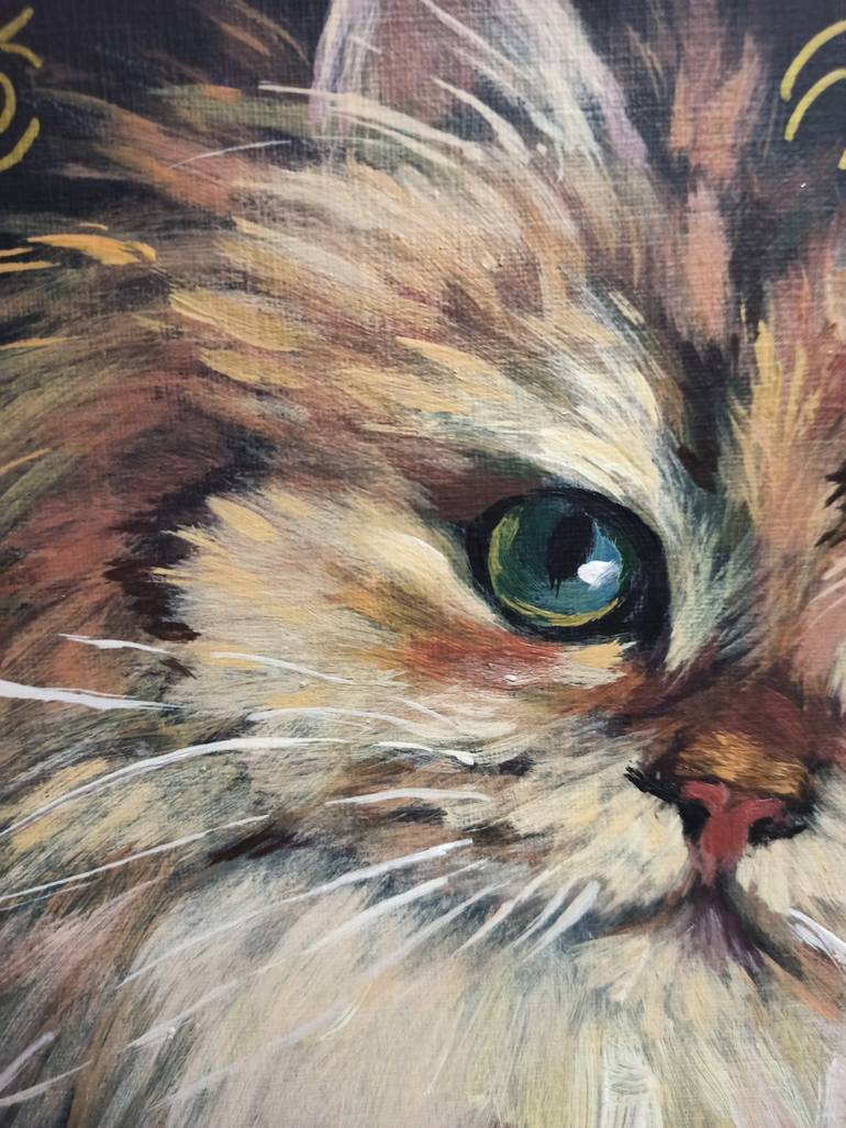 Original Art Deco Animal Painting by Alona Vakhmistrova