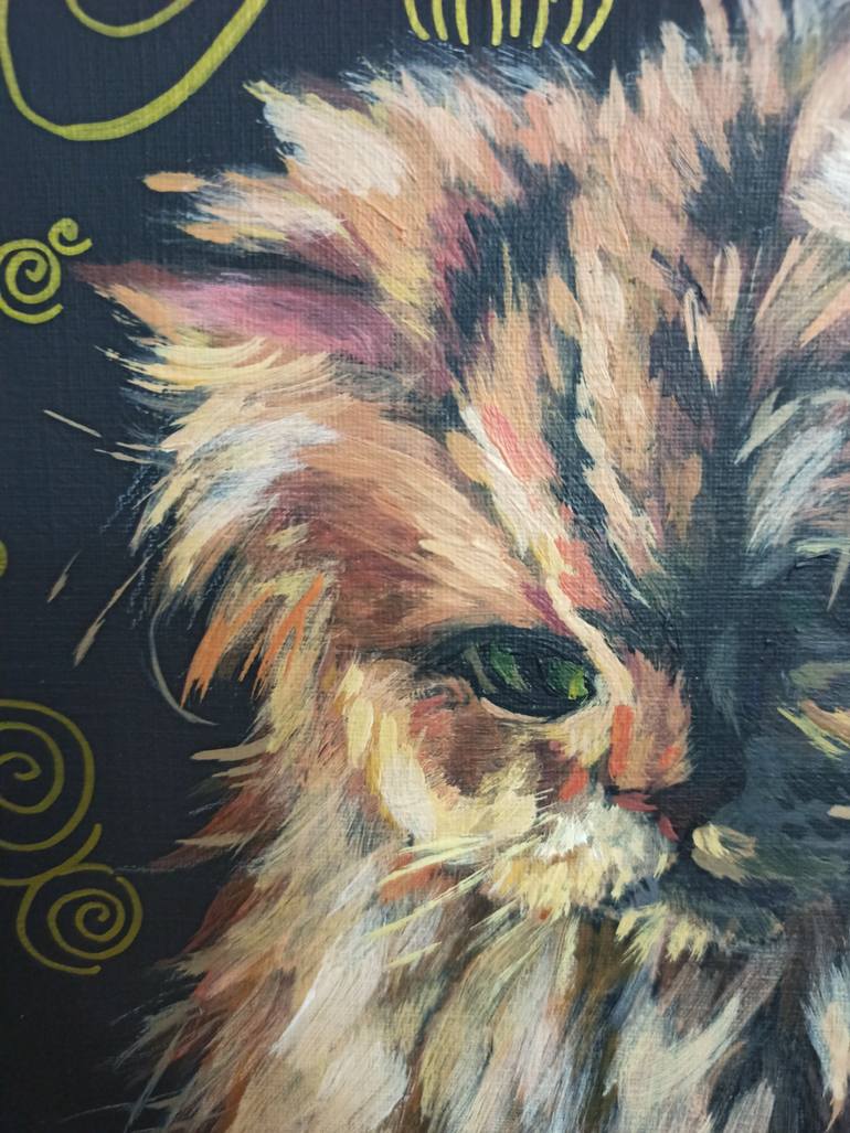 Original Art Deco Animal Painting by Alona Vakhmistrova
