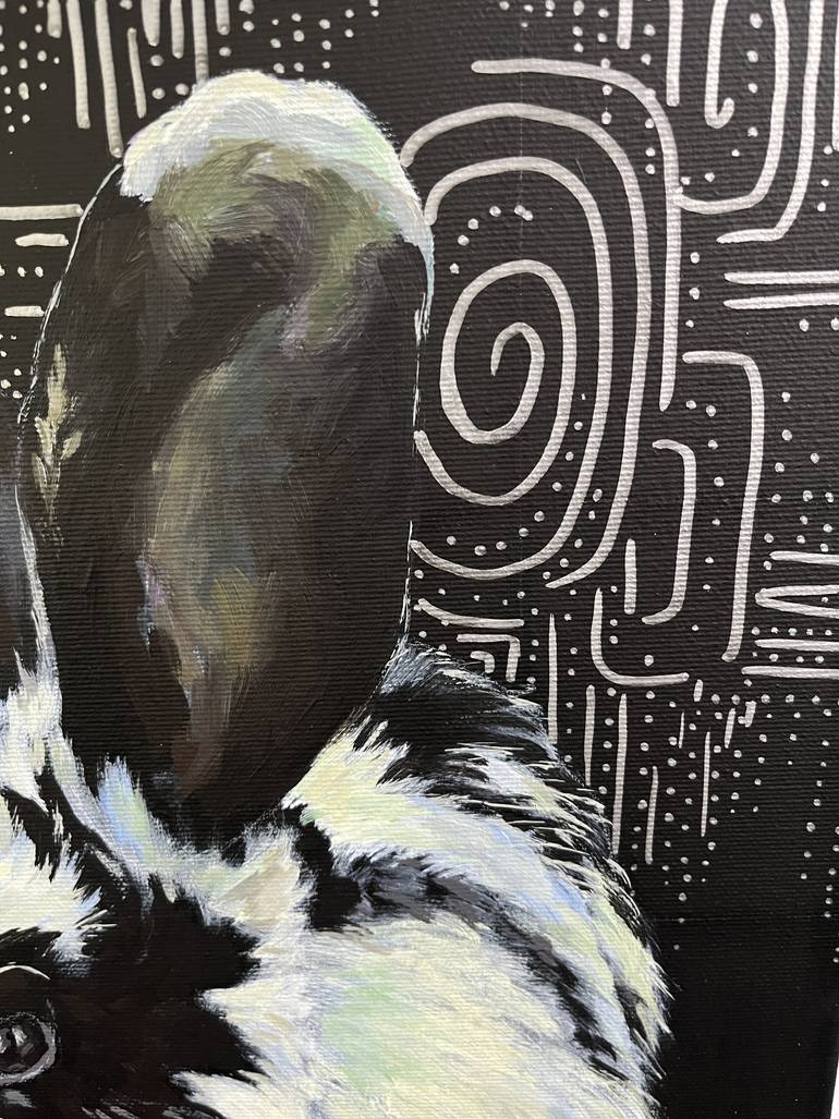 Original Abstract Animal Painting by Alona Vakhmistrova
