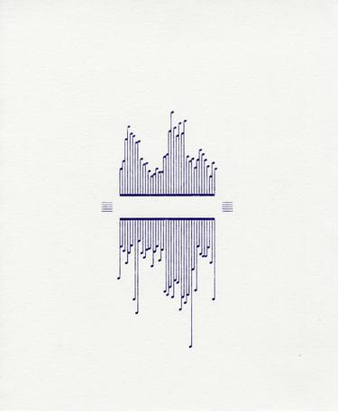 Original Abstract Music Drawings by Mauricio Rodriguez
