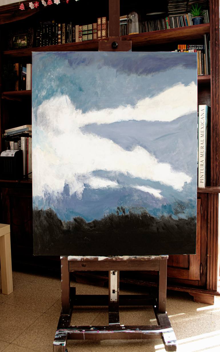 Original Abstract Landscape Painting by Cristian Valentich