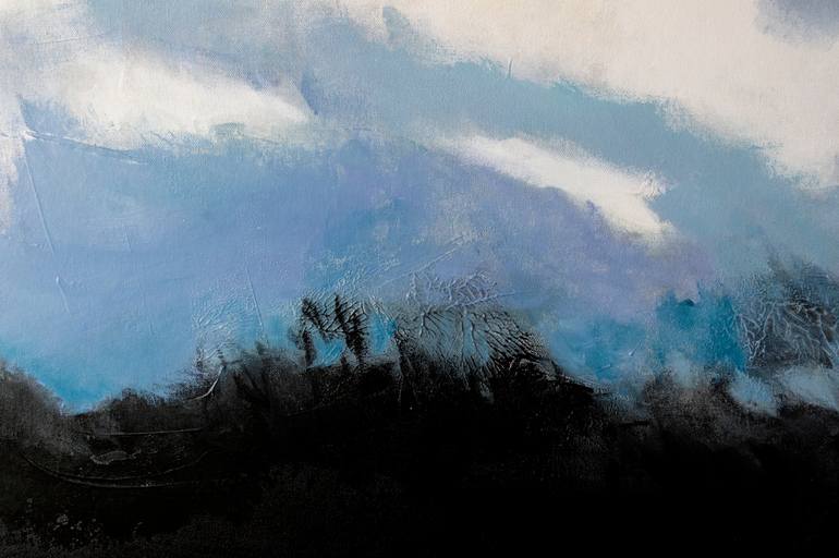 Original Abstract Landscape Painting by Cristian Valentich