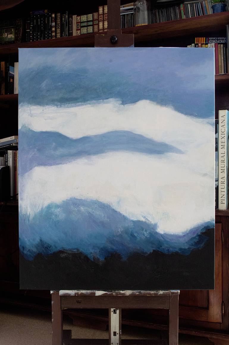 Original Abstract Landscape Painting by Cristian Valentich