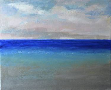 Original Abstract Seascape Painting by Cristian Valentich